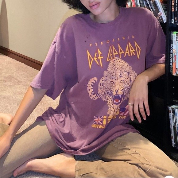 Def Leppard T Shirt Dress 